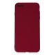 Newface iPhone 7 Plus Kılıf Premium Rubber Silikon - Bordo