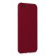 Newface iPhone 7 Plus Kılıf Premium Rubber Silikon - Bordo