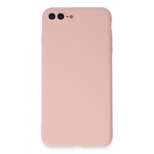 Newface iPhone 8 Plus Kılıf Premium Rubber Silikon - Rose Gold