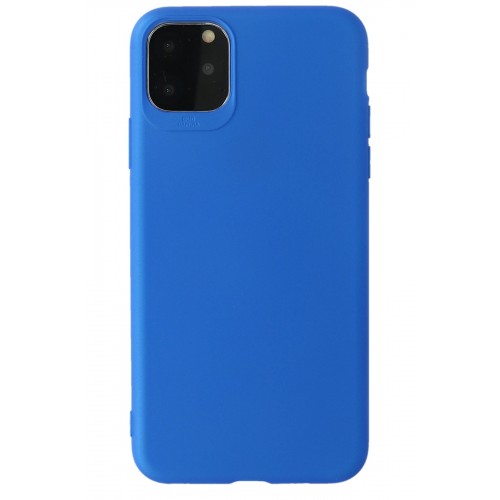 Newface iPhone 11 Pro Kılıf Premium Rubber Silikon - Mavi