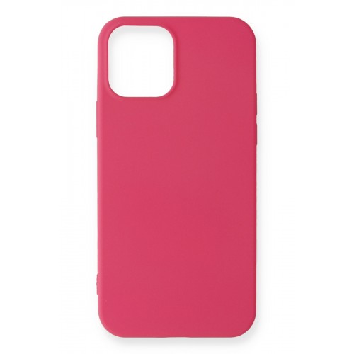 Newface iPhone 12 Kılıf Premium Rubber Silikon - Pembe