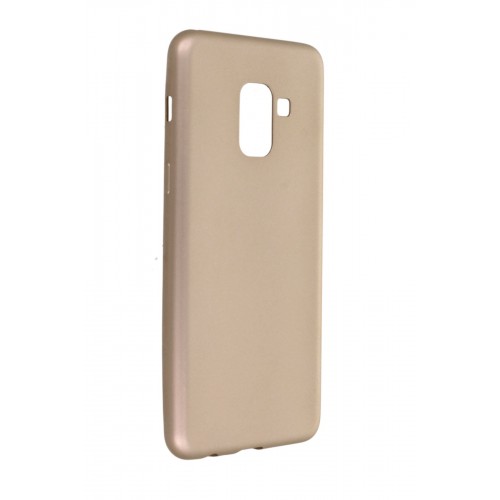 Newface Samsung Galaxy A8 2018 Kılıf Premium Rubber Silikon - Gold