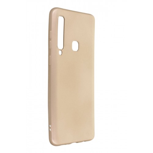 Newface Samsung Galaxy A9 2018 Kılıf Premium Rubber Silikon - Gold