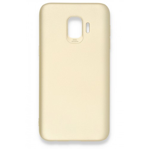 Newface Samsung Galaxy J2 Core Kılıf Premium Rubber Silikon - Gold