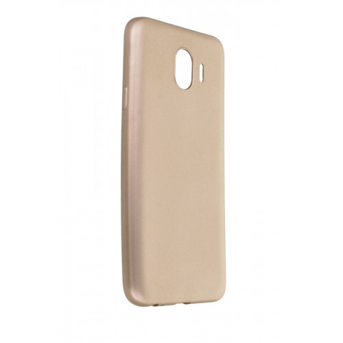 Newface Samsung Galaxy J4 Kılıf Premium Rubber Silikon - Gold