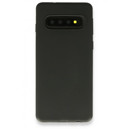 Newface Samsung Galaxy S10 Kılıf Premium Rubber Silikon - Siyah