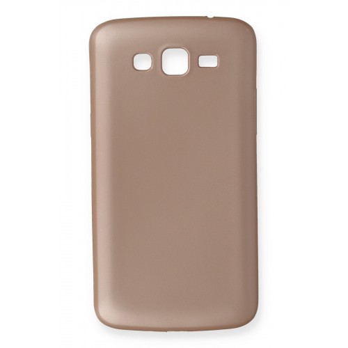 Newface Samsung Galaxy Grand 2 Kılıf Premium Rubber Silikon - Rose Gold