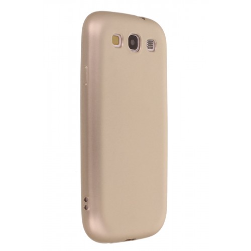 Newface Samsung Galaxy i9300 / S3 Kılıf Premium Rubber Silikon - Gold