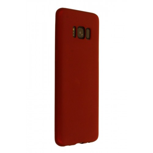 Newface Samsung Galaxy S8 Kılıf Premium Rubber Silikon - Bordo