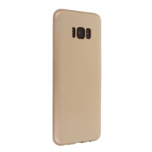 Newface Samsung Galaxy S8 Plus Kılıf Premium Rubber Silikon - Gold