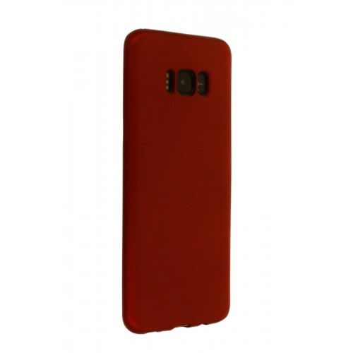 Newface Samsung Galaxy S8 Plus Kılıf Premium Rubber Silikon - Bordo