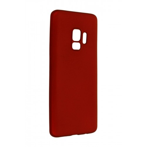 Newface Samsung Galaxy S9 Kılıf Premium Rubber Silikon - Bordo