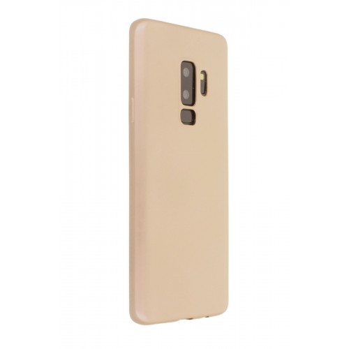 Newface Samsung Galaxy S9 Plus Kılıf Premium Rubber Silikon - Gold