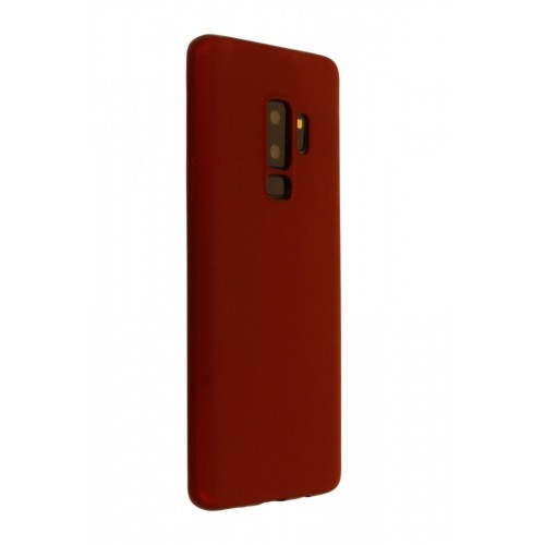 Newface Samsung Galaxy S9 Plus Kılıf Premium Rubber Silikon - Bordo