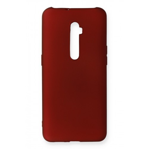 Newface Oppo Reno 10X Kılıf Premium Rubber Silikon - Bordo