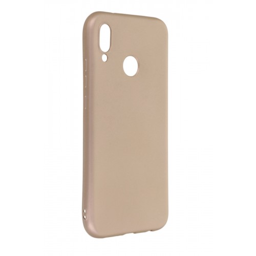 Newface Huawei P20 Lite Kılıf Premium Rubber Silikon - Gold