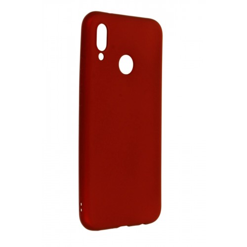 Newface Huawei P20 Lite Kılıf Premium Rubber Silikon - Bordo