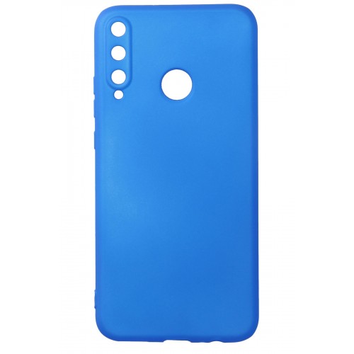 Newface Huawei P40 Lite E Kılıf Premium Rubber Silikon - Mavi