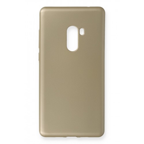 Newface Xiaomi Mi Mix 2 Kılıf Premium Rubber Silikon - Gold