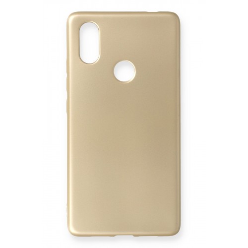 Newface Xiaomi Mi 8 SE Kılıf Premium Rubber Silikon - Gold