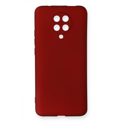 Newface Xiaomi K30 Pro Kılıf Premium Rubber Silikon - Bordo