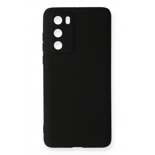 Newface Huawei P40 Kılıf Premium Rubber Silikon - Siyah