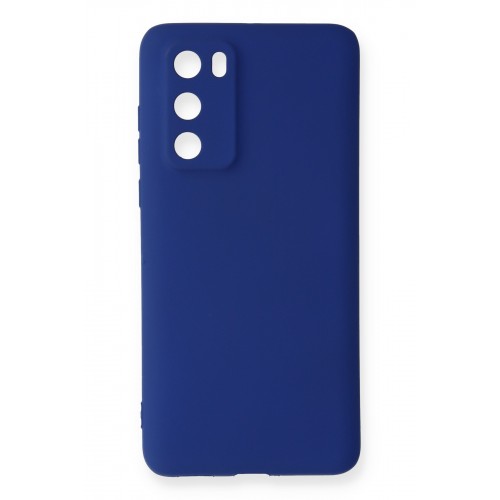 Newface Huawei P40 Kılıf Premium Rubber Silikon - Lacivert