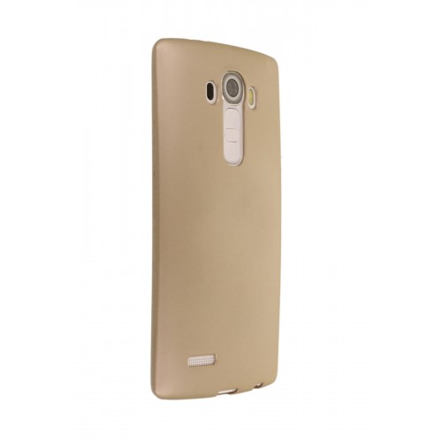 Newface LG G4 Kılıf Premium Rubber Silikon - Gold