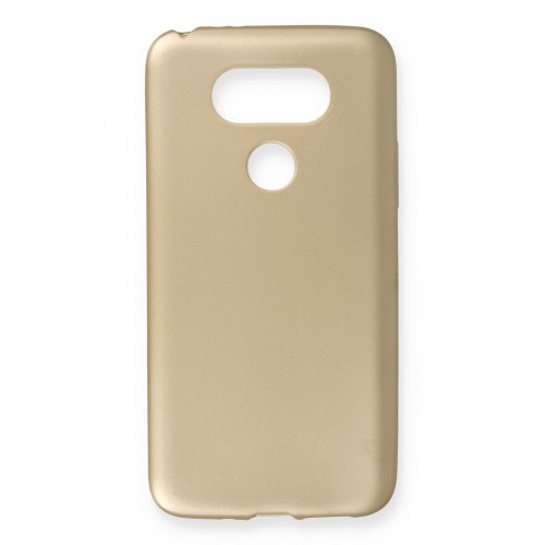 Newface LG G5 Kılıf Premium Rubber Silikon - Gold