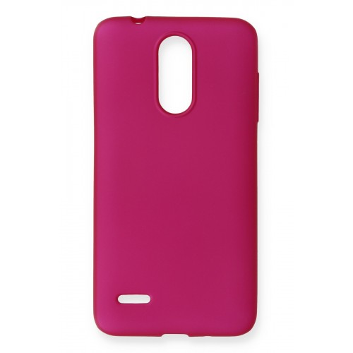 Newface LG K9 Kılıf Premium Rubber Silikon - Pembe