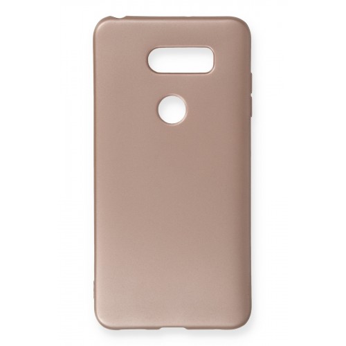 Newface LG V30 Kılıf Premium Rubber Silikon - Rose Gold