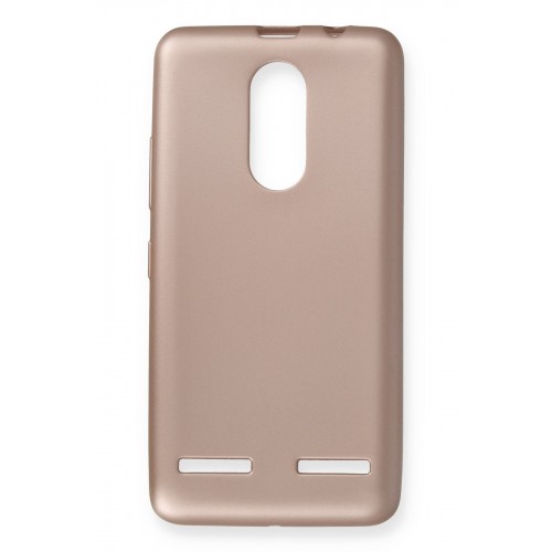 Newface Lenovo K6 Kılıf Premium Rubber Silikon - Rose Gold