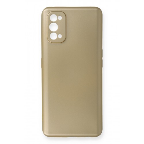 Newface Realme 7 Pro Kılıf Premium Rubber Silikon - Gold