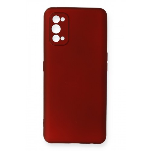 Newface Realme 7 Pro Kılıf Premium Rubber Silikon - Bordo