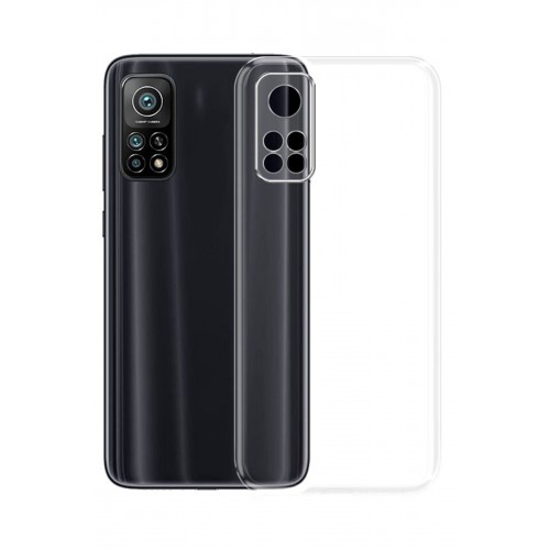 Newface Xiaomi Mi 10T Kılıf Lüx Şeffaf Silikon - Şeffaf