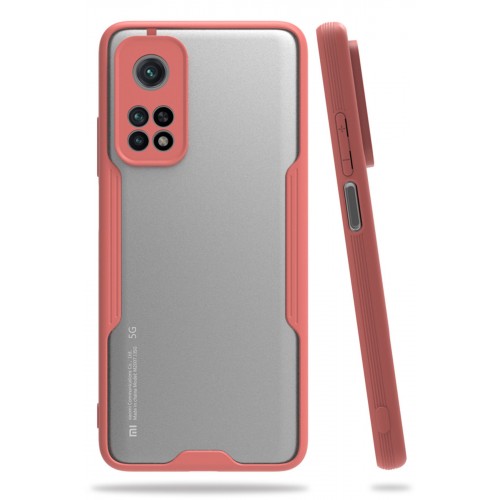 Newface Xiaomi Mi 10T Kılıf Platin Silikon - Pembe