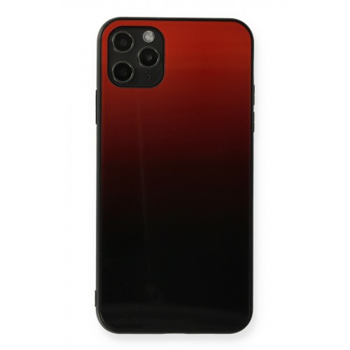 Newface iPhone 11 Pro Kılıf Grady Silikon - Kırmızı-Siyah