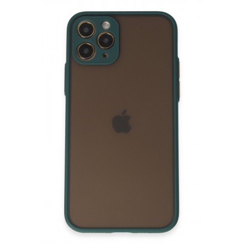 Newface iPhone 11 Pro Kılıf Montreal Silikon Kapak - Yeşil