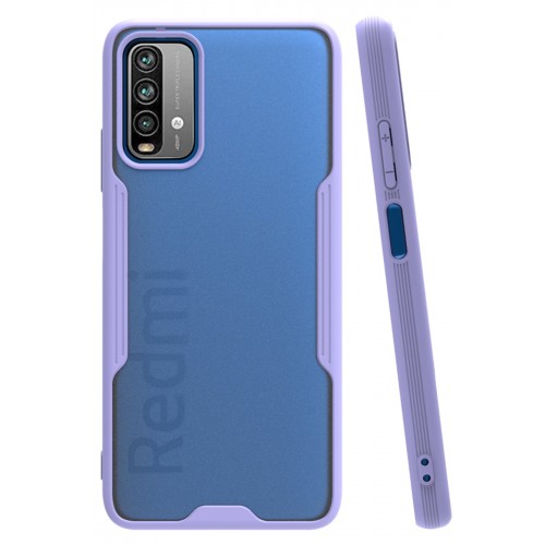 Newface Xiaomi Redmi 9T Kılıf Platin Silikon - Lila