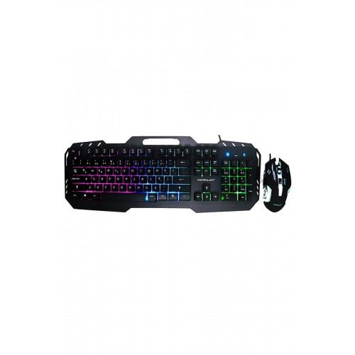 Konfulon W200 RGB Işıklı Türkçe Q Gaming Kablolu Klavye   Mouse Set