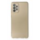 Newface Samsung Galaxy A72 Kılıf Premium Rubber Silikon - Gold