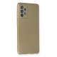 Newface Samsung Galaxy A72 Kılıf Premium Rubber Silikon - Gold