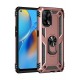 Newface Oppo A74 4G Kılıf Sofya Yüzüklü Silikon Kapak - Rose