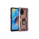 Newface Oppo A74 4G Kılıf Sofya Yüzüklü Silikon Kapak - Rose