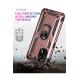 Newface Oppo A74 4G Kılıf Sofya Yüzüklü Silikon Kapak - Rose