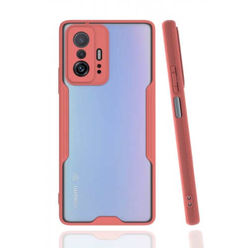 Newface Xiaomi Mi 11T Kılıf Platin Silikon - Pembe