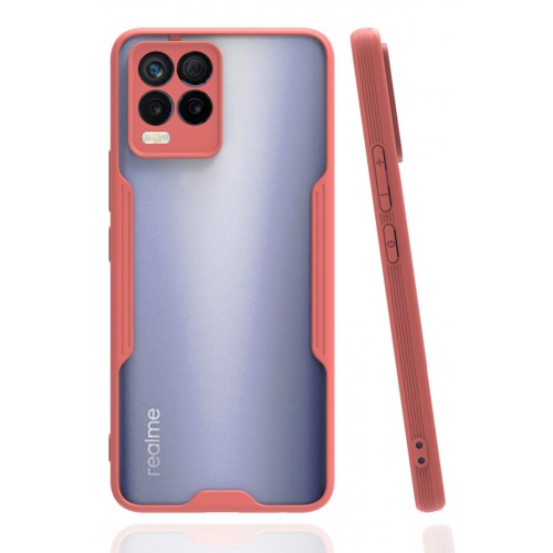 Newface Realme 8 Kılıf Platin Silikon - Pembe