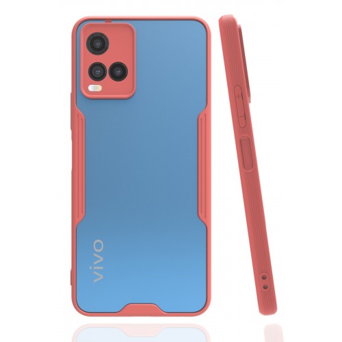 Newface Vivo Y21S Kılıf Platin Silikon - Pembe