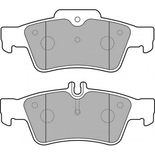 FREN BALATASI ARKA MERCEDES-BENZ C 55 AMG 04-07, CLS 280 08-10, CLS 300 09-10, CLS 350 06-10, CLS 500 06-10, E 200 04-08, E 230 07-08, E 240 02-08, E 280 06-08, E 320 02-08