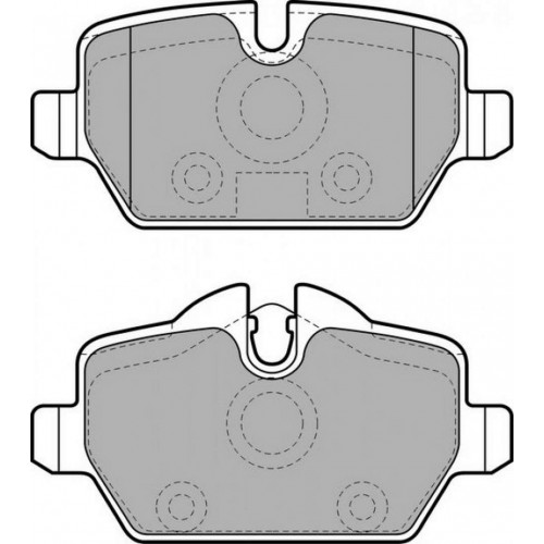 FREN BALATASI ARKA BMW 116 İ 07-11, 118 İ 06-11, 120 İ 07-12, 116 D 08-11, 118 D 06-11, 316 İ 05-11, 318 İ 07-11, 320 İ 04-11, 316 D 09-11, 318 D 05-11, 316 İ COUPE 07-13